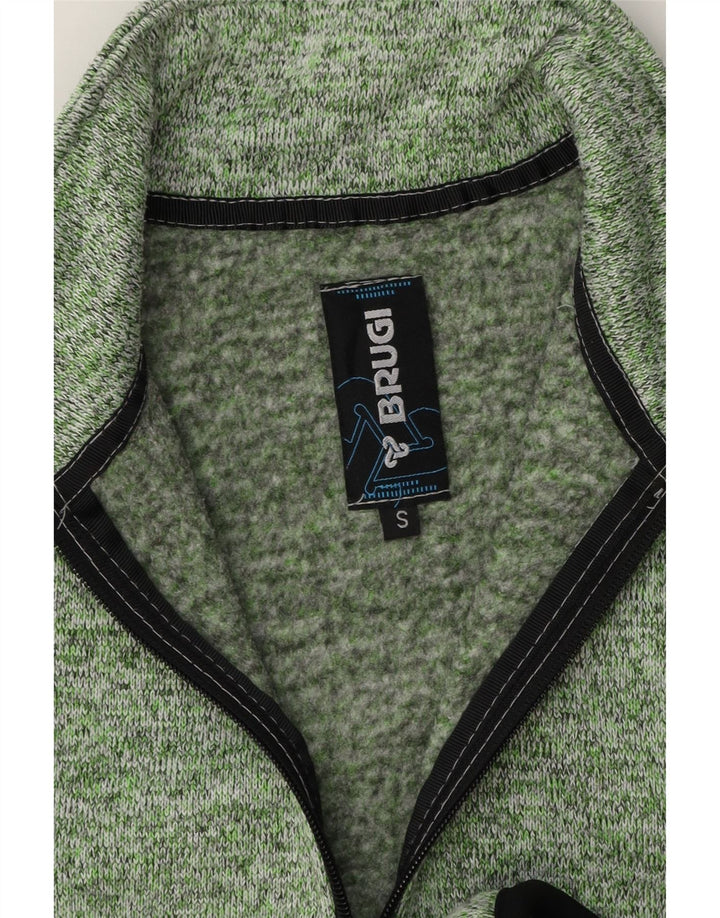 Brugi Veste de survêtement pour femme UK 10 Petit Vert Moucheté