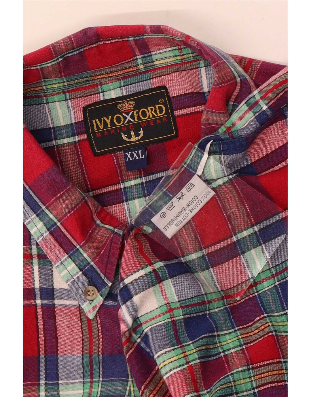 Ivy Oxford Chemise Homme 2XL Coton à Carreaux Multicolore