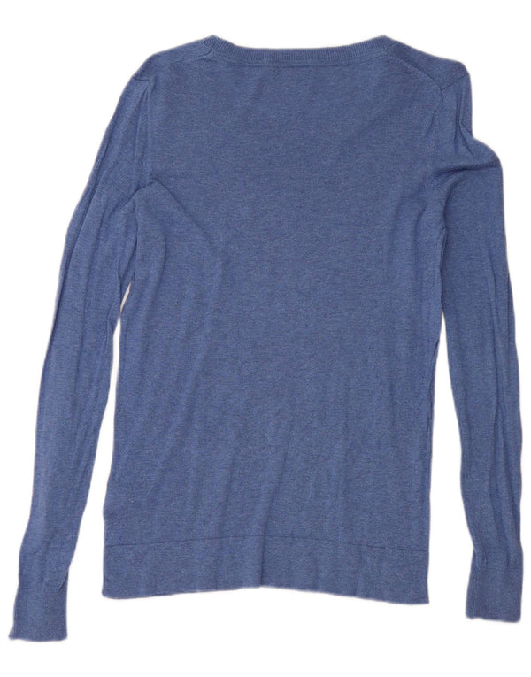 Tommy Hilfiger Pull col bateau pour femme UK 10 Petit coton bleu