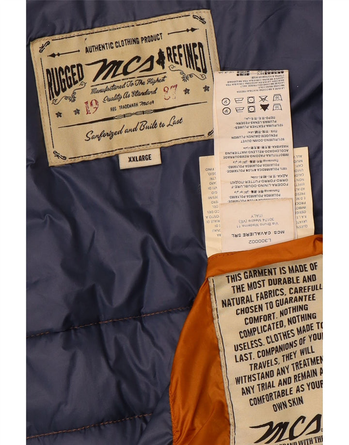 Marlboro Classics Gilet rembourré homme UK 44 2XL Marron Polyamide