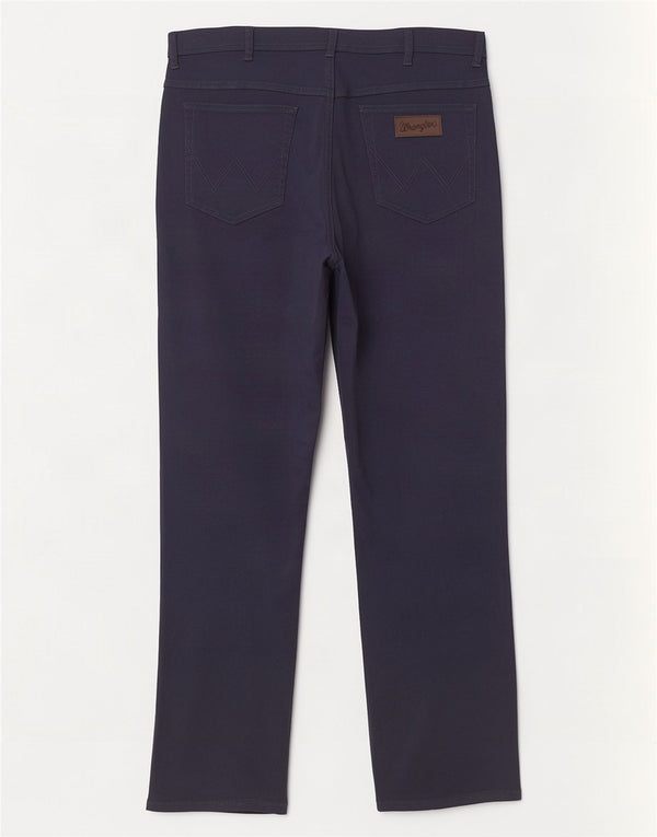 Wrangler Jean Droit Texas Homme W36 L32 Bleu Marine Coton