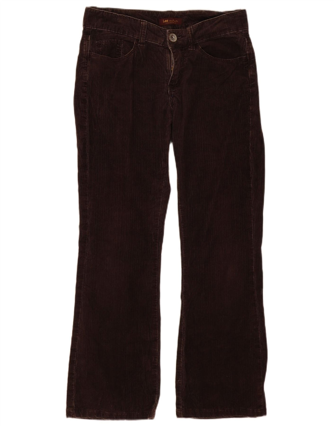 Lee Pantalon Bootcut en velours côtelé pour femme US 6 Medium W32 L29 Coton marron