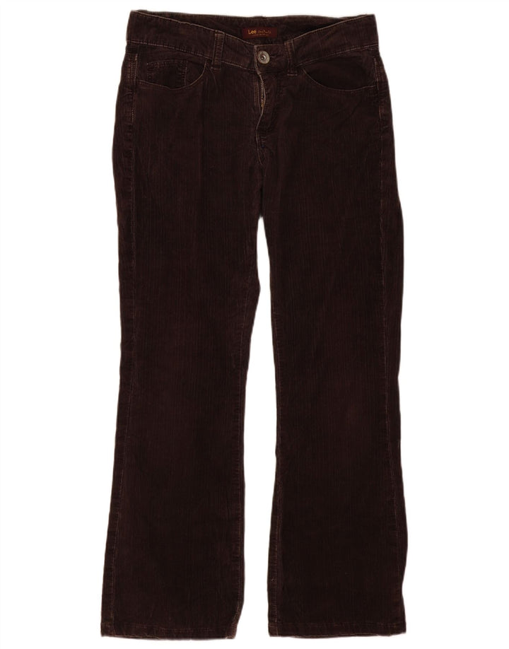 Lee Pantalon Bootcut en velours côtelé pour femme US 6 Medium W32 L29 Coton marron