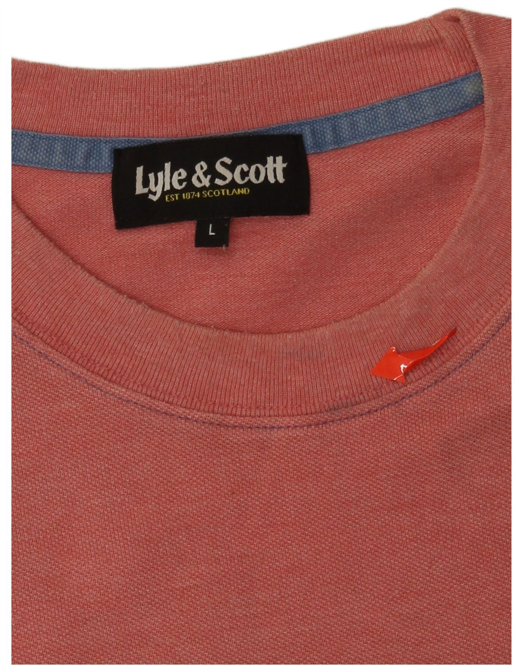 Lyle & Scott T-Shirt Homme Haut Large Orange