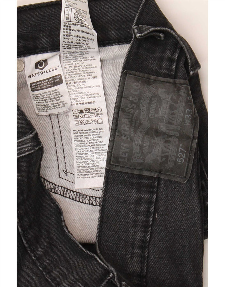 Levi's Jean 527 Bootcut Homme Noir Coton W33 L34