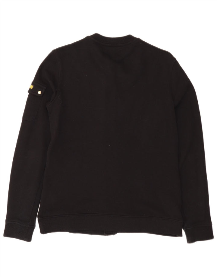Barbour Veste de survêtement pour femme UK 10 Petit coton noir