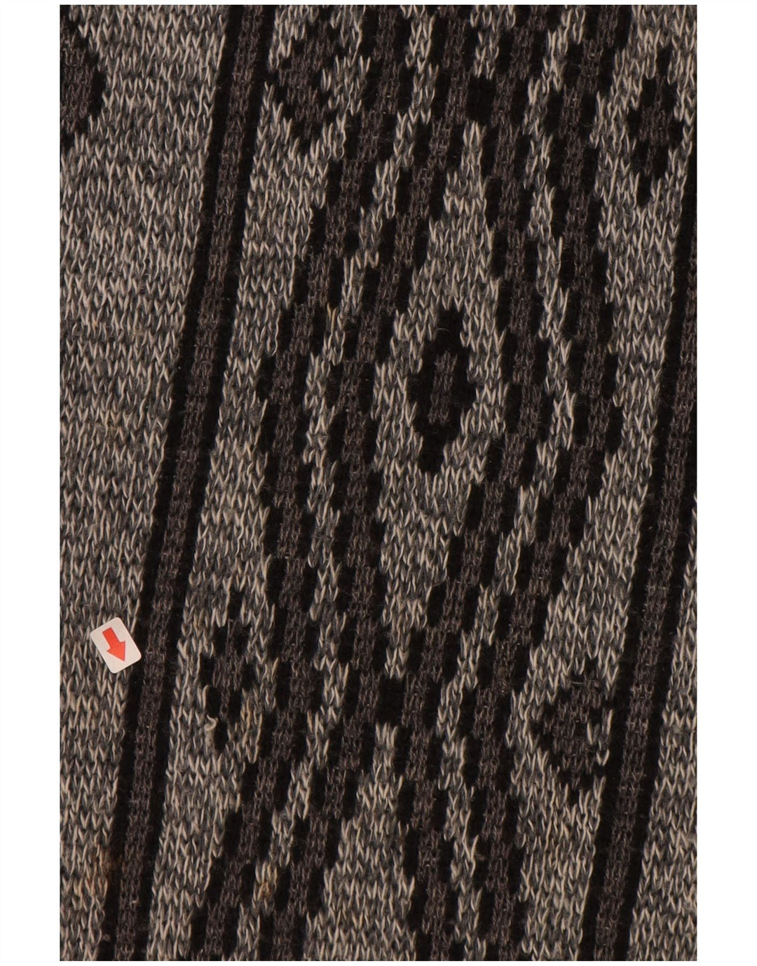 ANGELO LITRICO Pull col rond pour homme IT 52/54 Grand gris géométrique