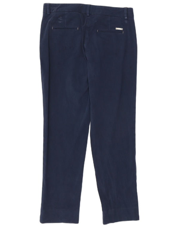 Cerruti 1881 Pantalon Chino Slim Femme IT 42 Medium W30 L27 Bleu Marine