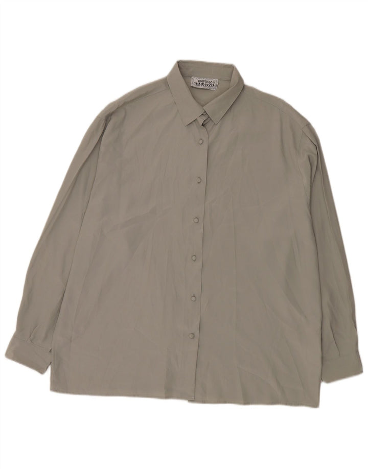 Amaranto Chemisier Coupe Ample Femme IT 50 XL Gris Polyester