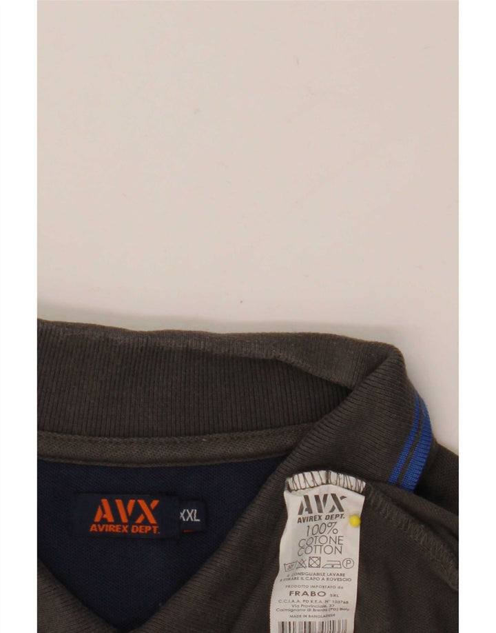 Avirex Polo Homme 2XL Gris
