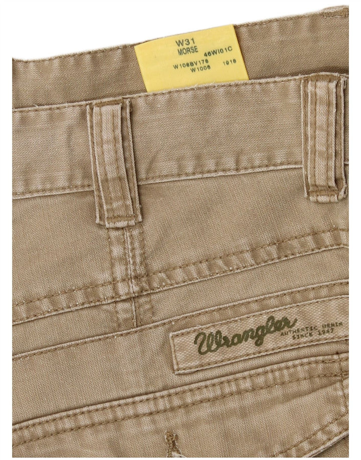 Wrangler Short Chino Morse Homme W31 Coton Beige Moyen