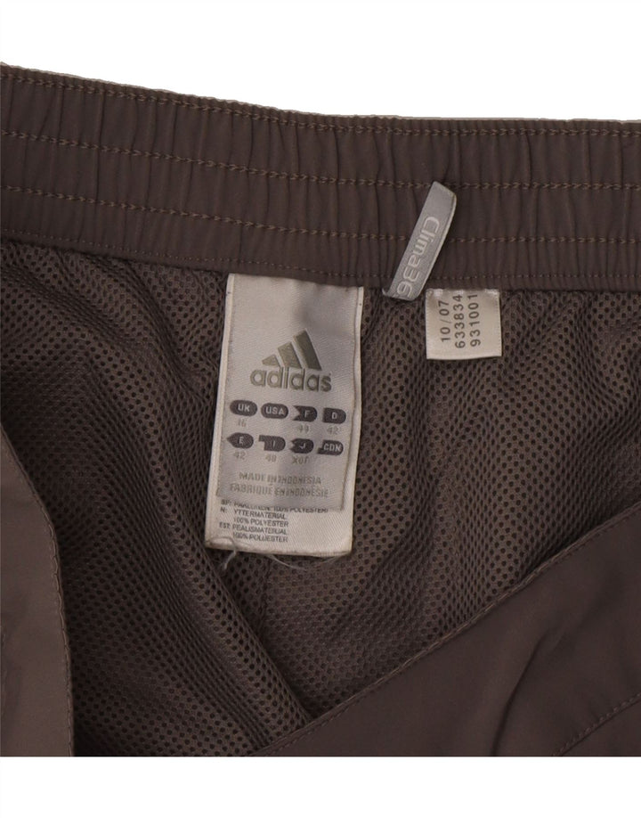 ADIDAS Womens Climalite Bermuda Shorts UK 16 Large W38 Grey Polyester Vintage Adidas and Second-Hand Adidas from Messina Hembry 