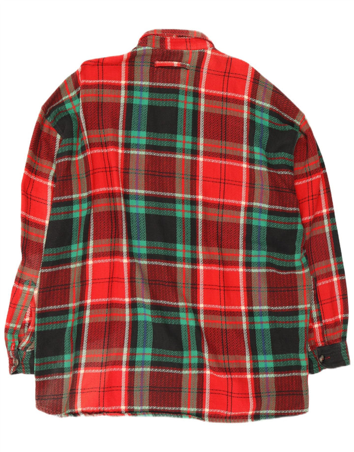 Packard Chemise en flanelle pour homme Grand coton à carreaux rouge