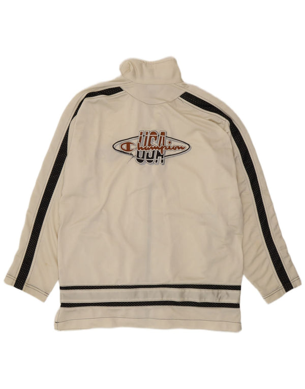 Champion Veste de Survêtement USA Homme Blanc Moyen Colorblock Sports