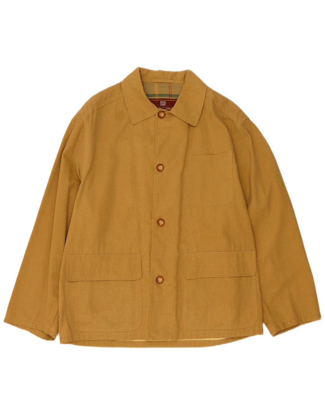 Luck in Luck Veste utilitaire pour homme IT 50 Large Marron Résine