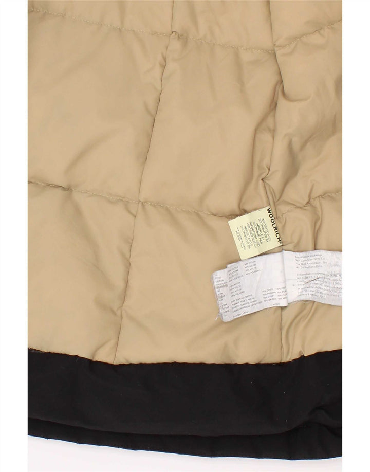 Woolrich Veste matelassée garçon 9-10 ans coton noir