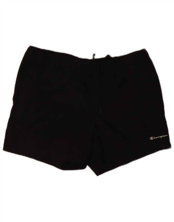 Champion Short de sport pour homme Large Noir Polyester