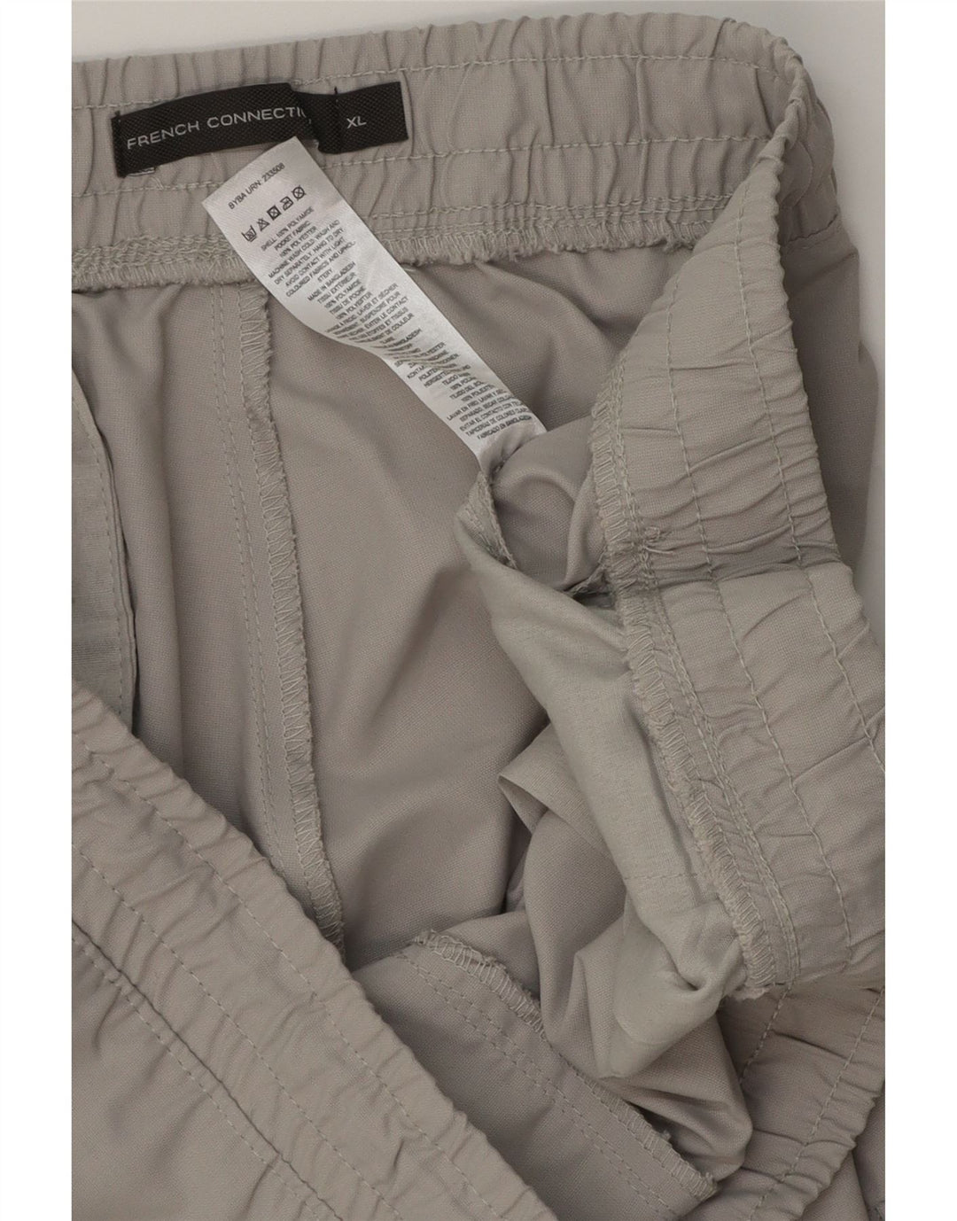 FRENCH CONNECTION Pantalon cargo de jogging pour homme XL W38 L29 Gris Polyester
