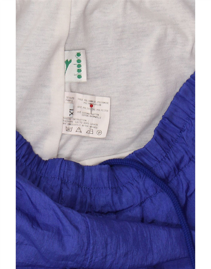 DIADORA Mens Tracksuit Trousers XL  Navy Blue Polyamide Vintage Diadora and Second-Hand Diadora from Messina Hembry 
