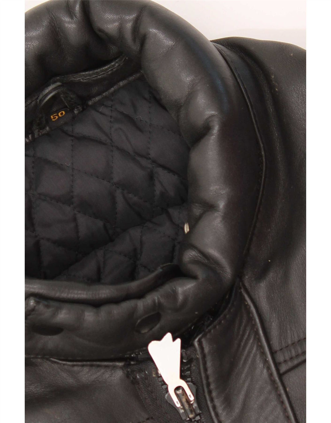 Hein Gericke Veste de course en cuir pour homme IT 50 Grand cuir noir