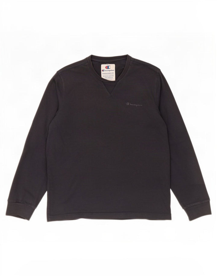 Champion Haut à manches longues pour homme en coton bleu marine moyen