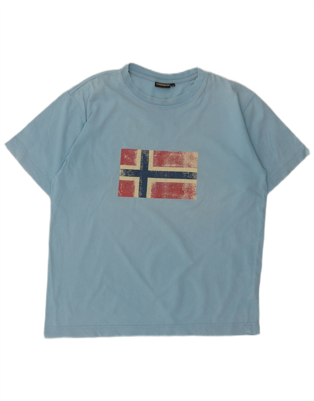 NAPAPIJRI Tee-Shirt Geographic Homme Bleu Moyen