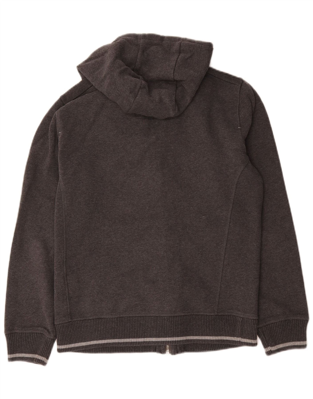 Champion Pull à capuche zippé pour homme Petit coton gris