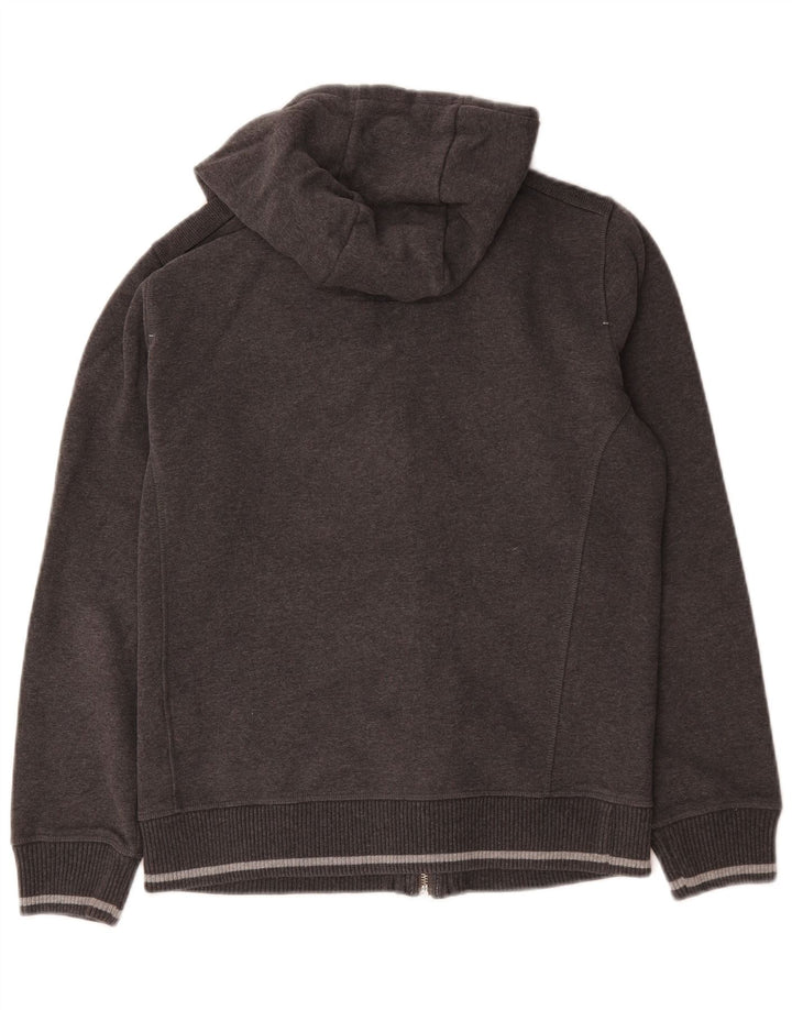 Champion Pull à capuche zippé pour homme Petit coton gris