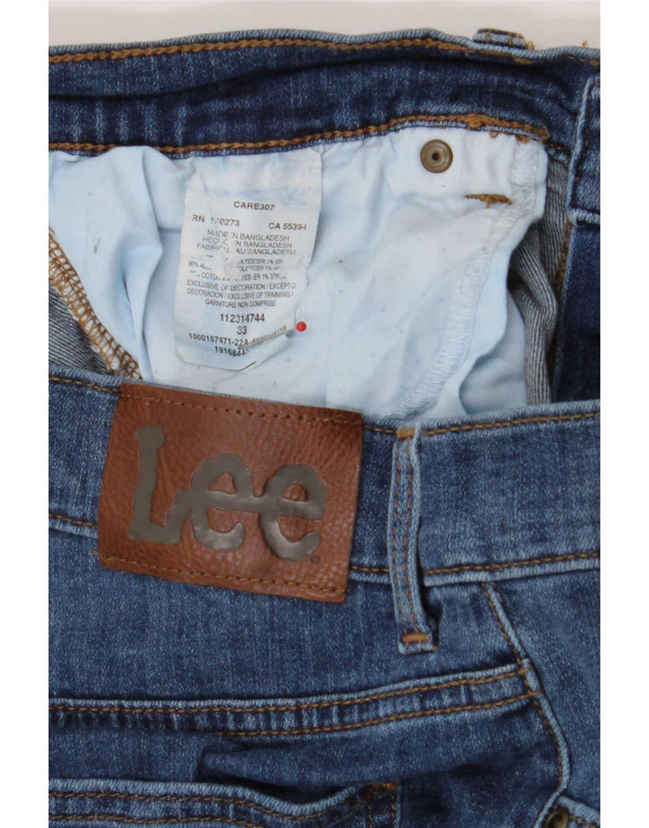 Lee Short en jean pour homme W33 Large Bleu Coton