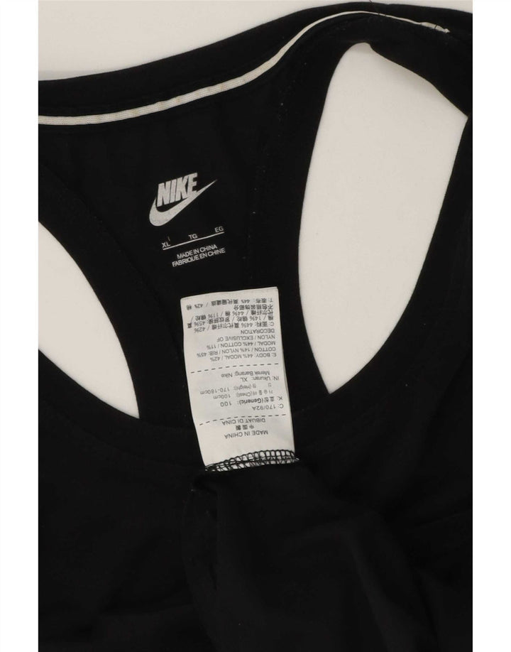 Nike Hommes Débardeur XL Noir Modal