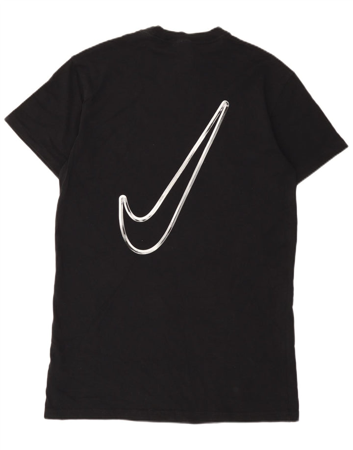 Nike T-shirt graphique Swoosh pour homme en coton noir moyen