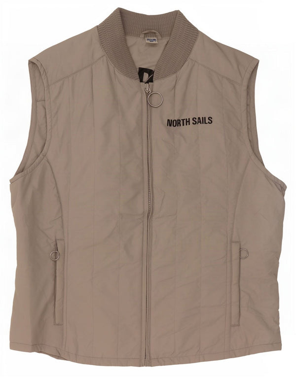 North Sails Gilet rembourré homme UK 42 XL Beige Polyamide