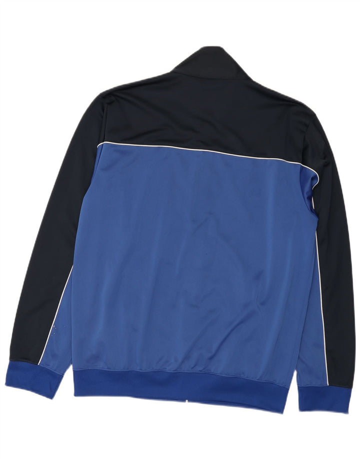 Champion Veste de survêtement graphique pour homme XL Bleu Colorblock Polyester