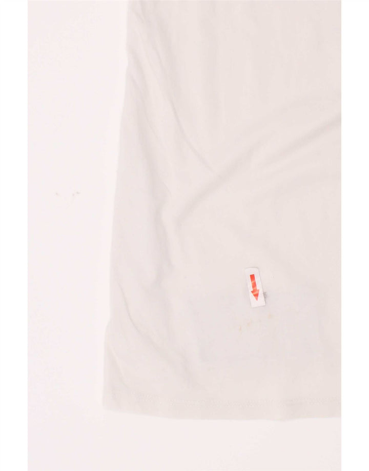 Guess T-Shirt Graphique Garçon 13-14 ans Blanc