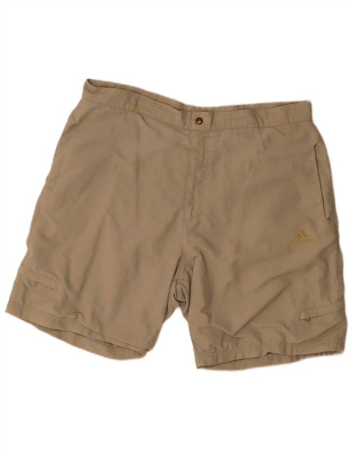 Adidas Short Cargo Homme XL W38 Beige Polyamide