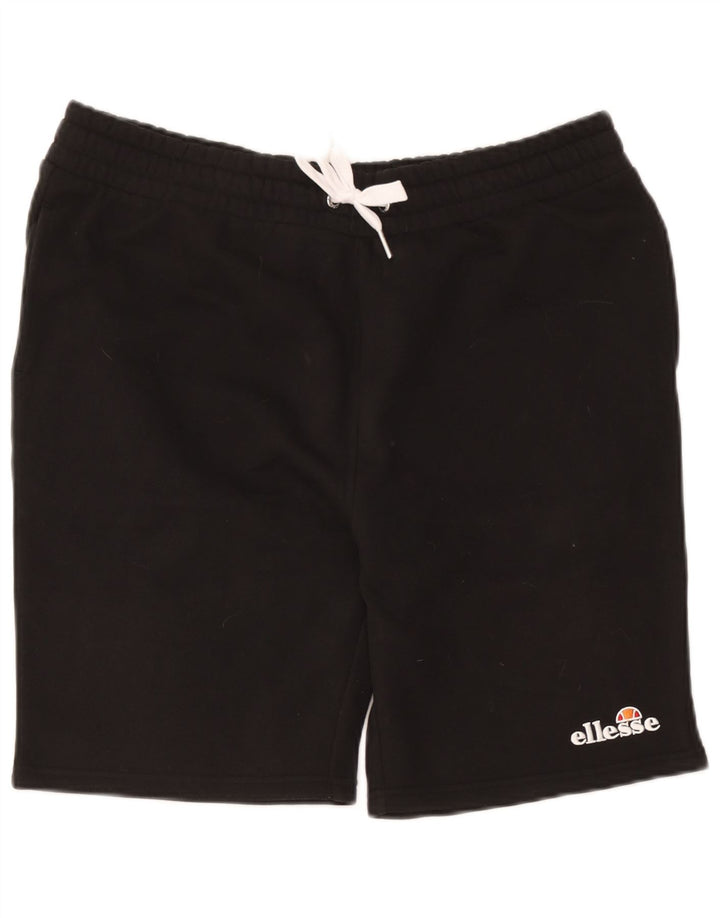 Ellesse Short de sport homme grand noir coton
