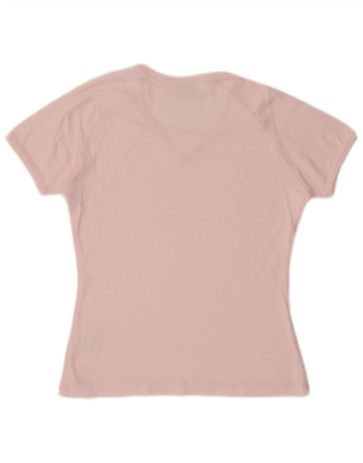 CHAMPION T-Shirt Heritage Classics pour Femme UK 14 Grand Coton Rose