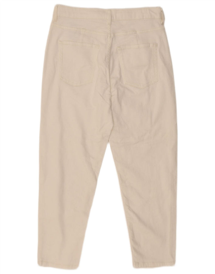 Marks & Spencer Jean fuselé taille haute pour femme UK 12 Medium W32 L26 Blanc
