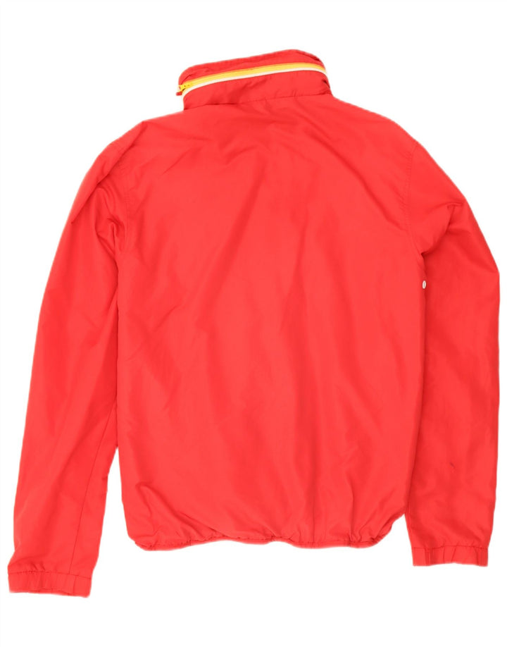 Sundek Veste de pluie à capuche pour homme UK 36 Petit Rouge Polyester
