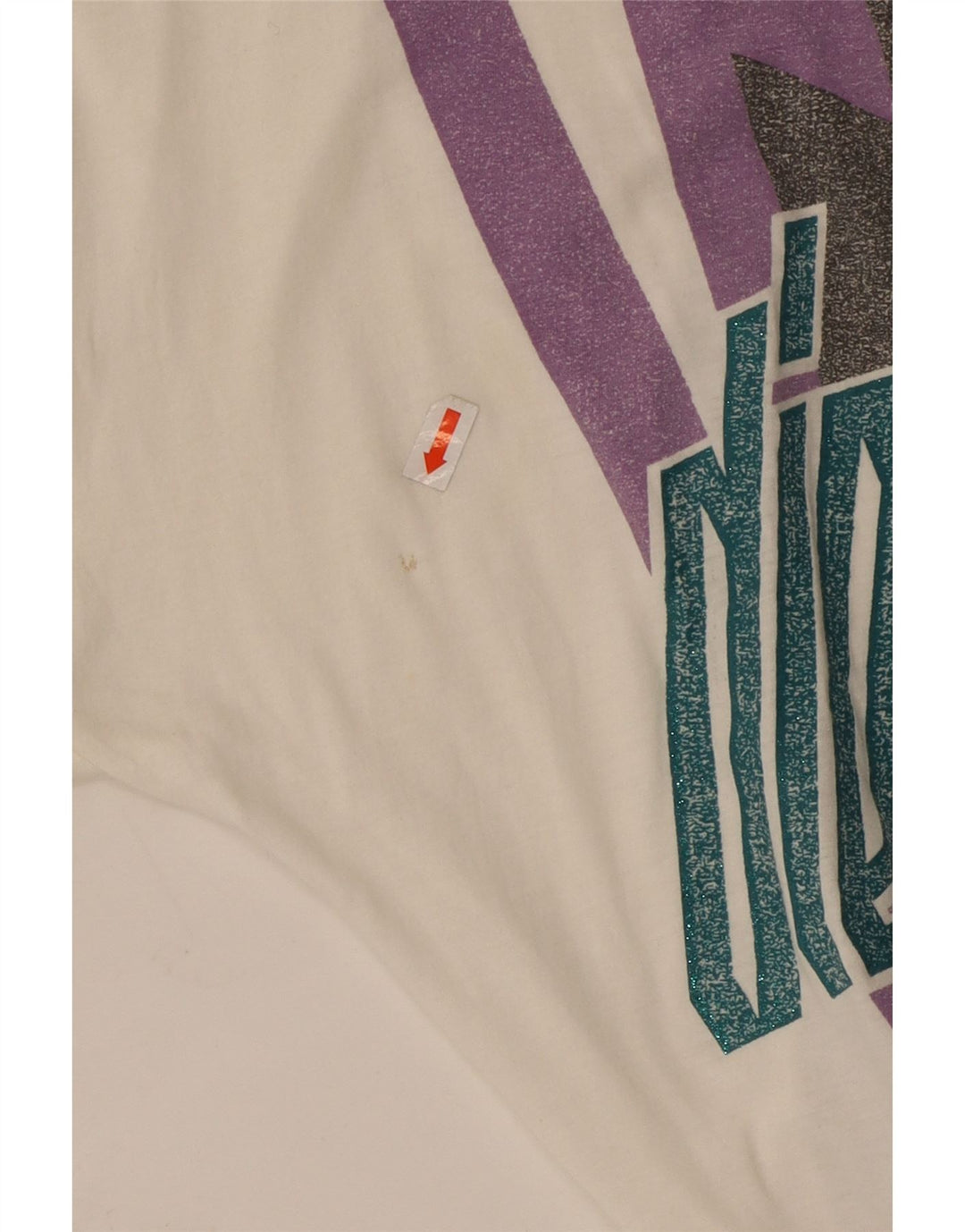 DIESEL T-shirt graphique pour femme UK 10 Small Blanc