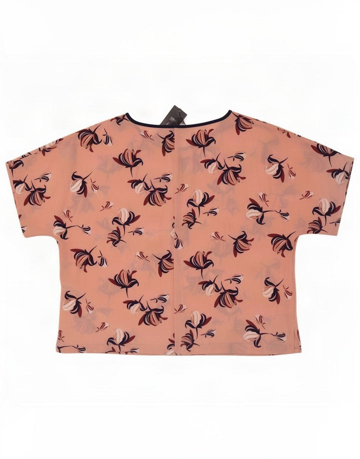 Marks & Spencer Chemisier pour femme UK 16 Large Rose Floral Polyester