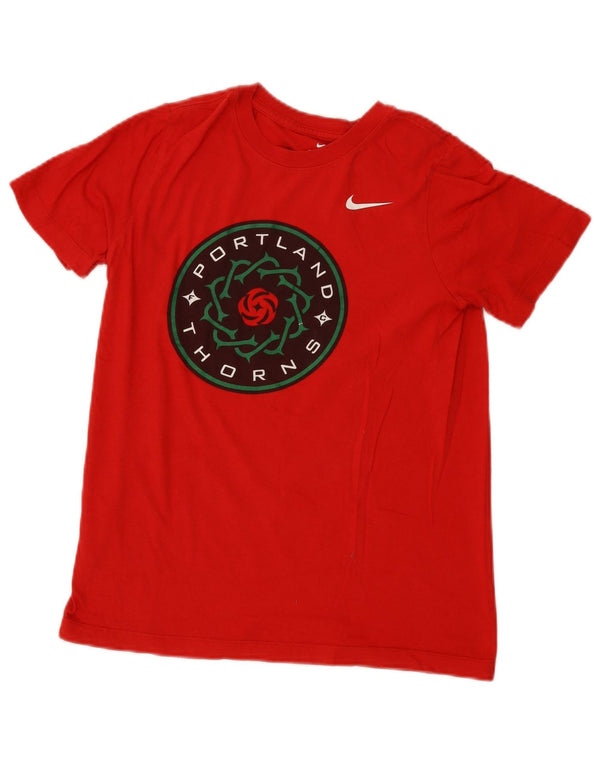 Nike Portland Thorns T-shirt graphique pour femme UK 14 Grand Rouge