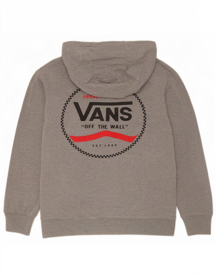 Vans Pull à capuche graphique pour homme Petit gris moucheté