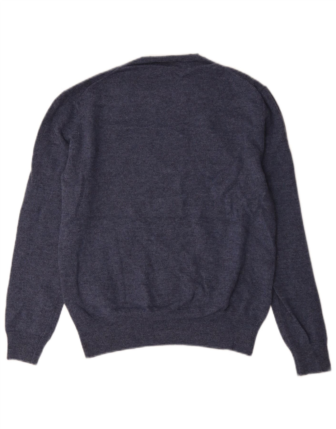 French Connection Pull Col Ras du Cou Homme Bleu Moyen Laine d'Agneau