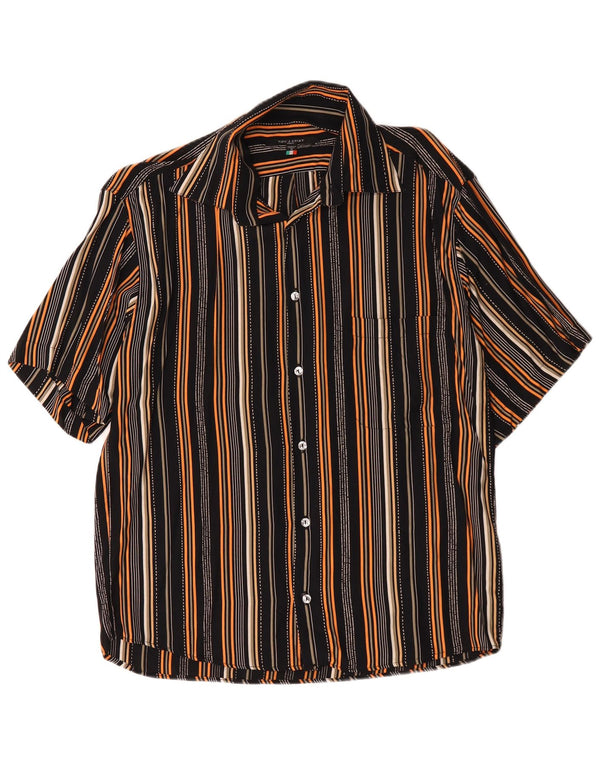 Tipo' S Chemise À Manches Courtes Homme Medium Multicolore Rayé Viscose