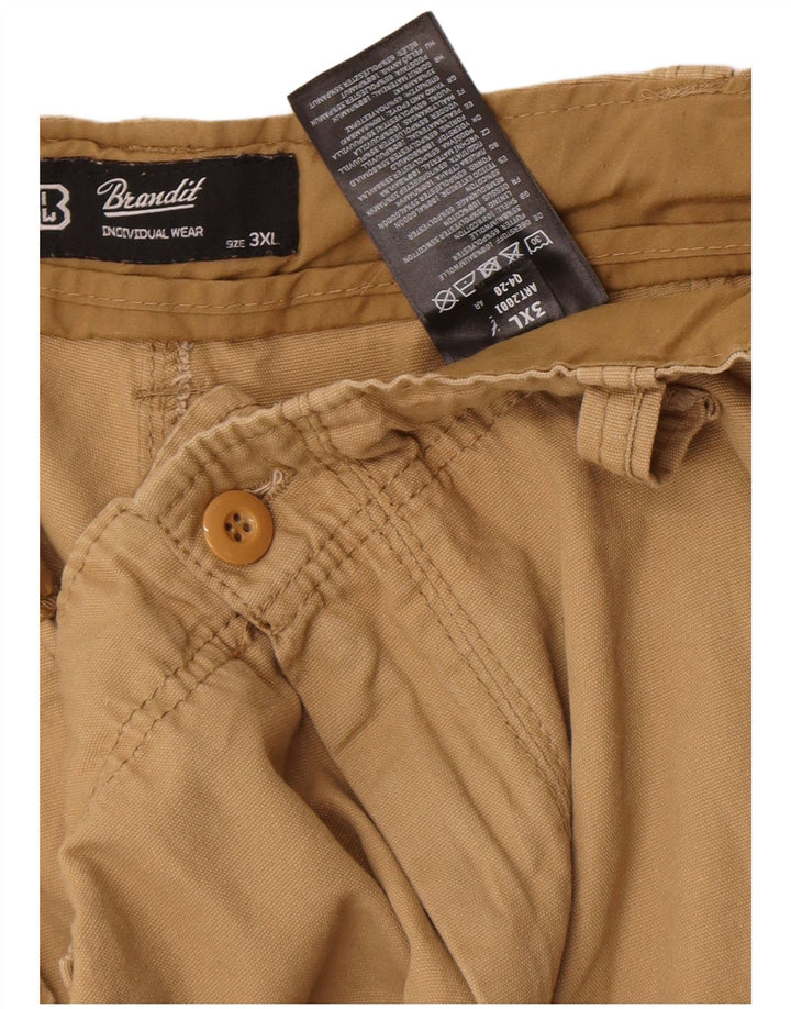 Brandit Short Cargo Homme 3XL W42 Coton Beige