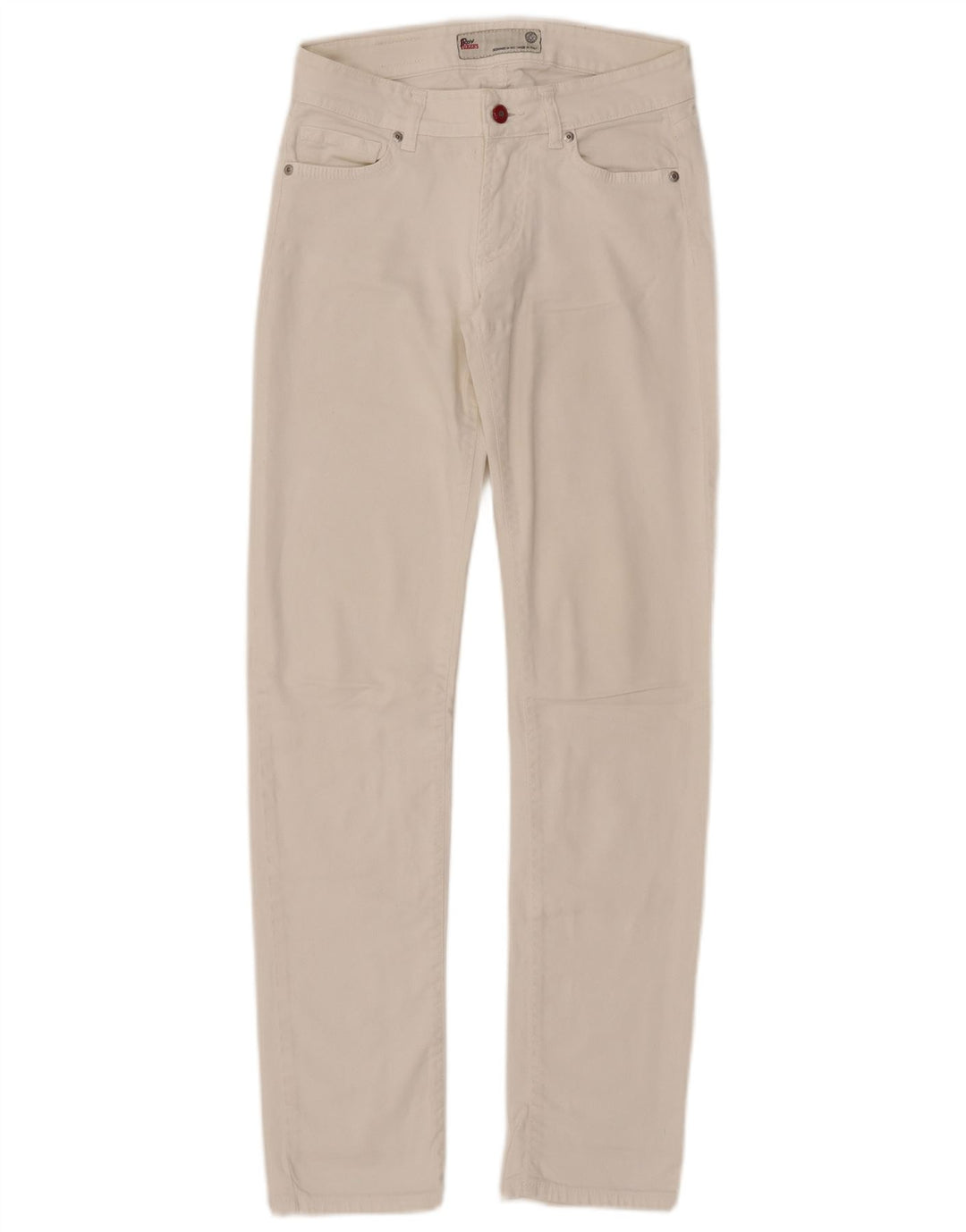 Roy Rogers Jean Slim Femme IT 41 Medium W27 L31 Coton Blanc