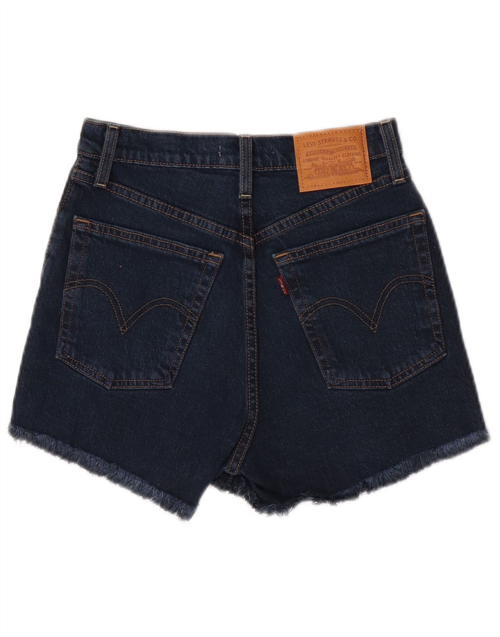 Levi's Short en Jean W25 XS Bleu Marine Coton Femme