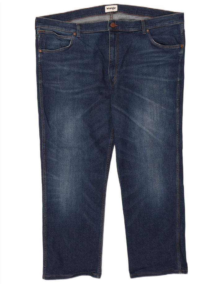 Wrangler Jean droit homme W47 L28 bleu marine