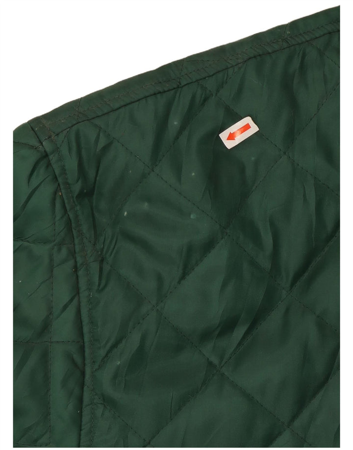 veste matelassée homme vintage UK 40 Grand nylon vert